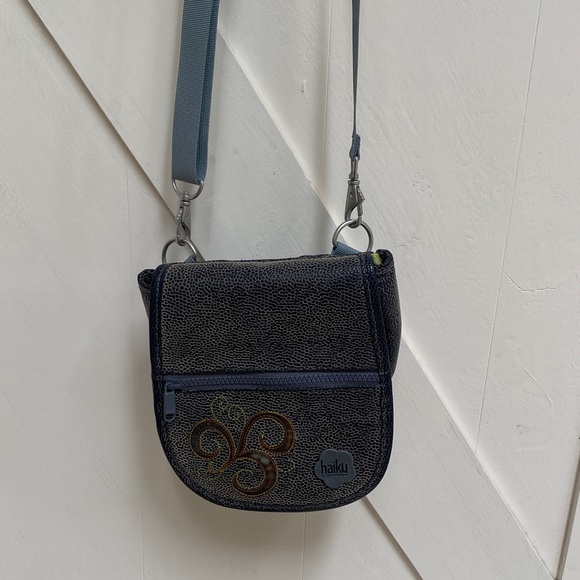 Haiku Charcoal Crossbody Bag - Picture 1 of 6